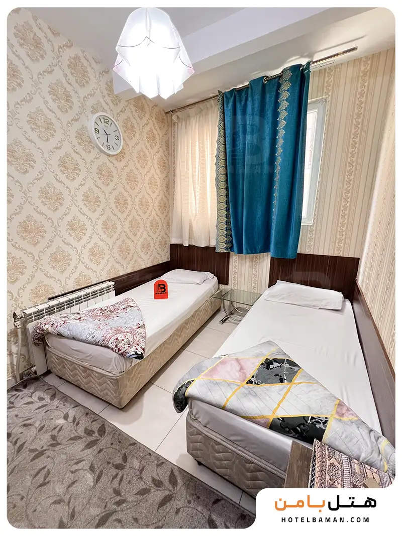اتاق دو تخته (با سه وعده غذایی)
